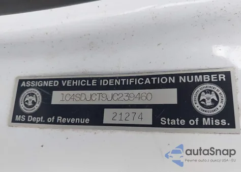 2018 Dodge Durango R/T Awd z USA, uszkodzony, nr VIN 1C4SDJCT9JC239460